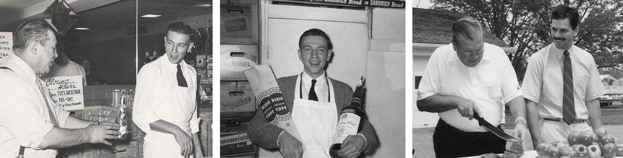 Historical photos of Knights employees